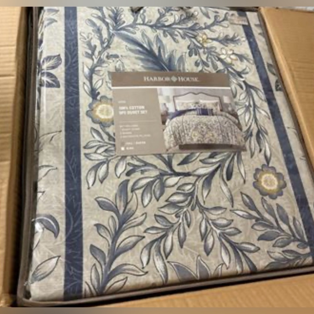Harbor House Livia 5 Piece Cotton Duvet Cover Set Queen - Picture 13 of 13